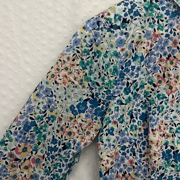 J crew floral blouse 100% cotton size XS - Picture 5 of 11